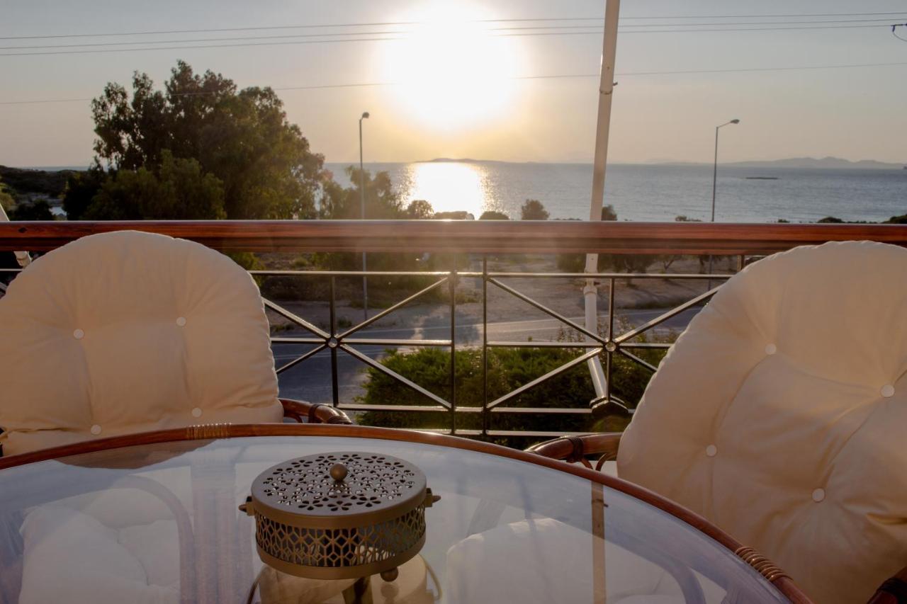 Luxury Seaview Apartment By The Sea Saronida Exterior foto